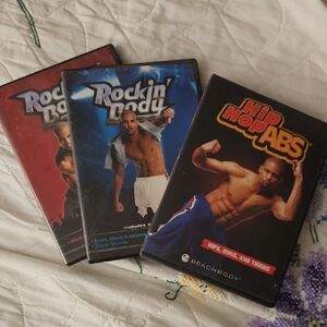 Beachbody Trio Set Of Work Out Dvds.